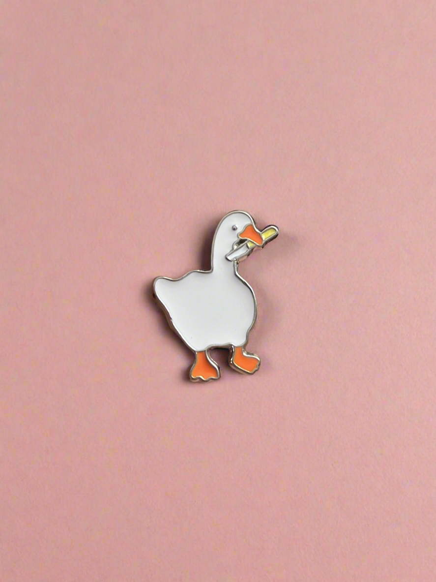 Patito con cuchillo