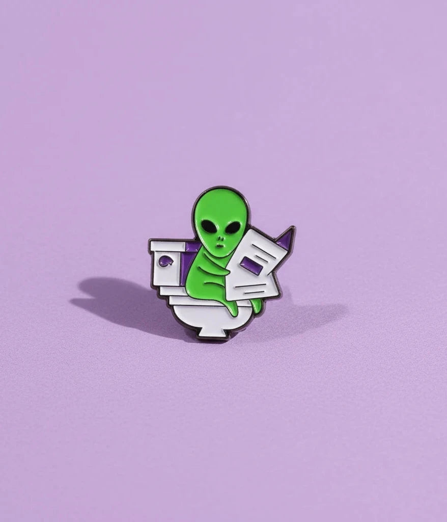 Alien en el baño