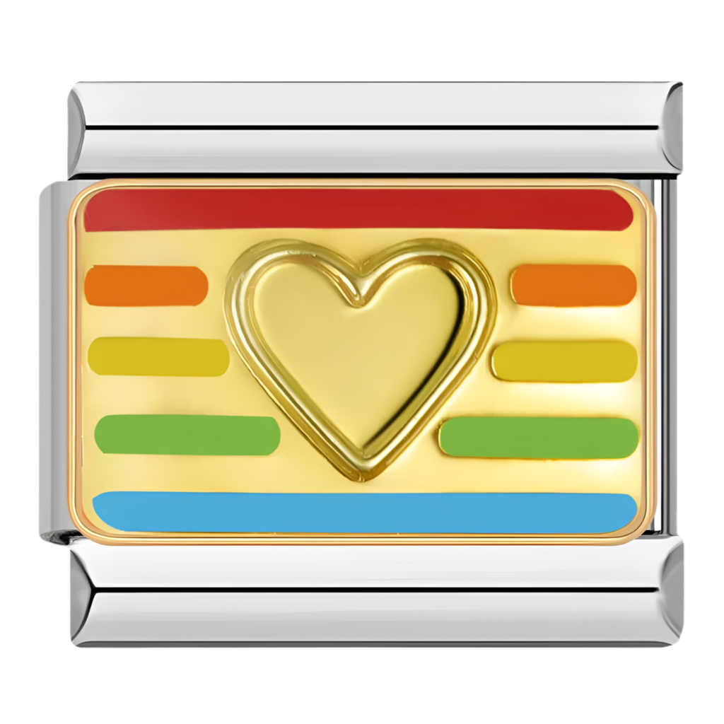 Charm Corazón Colorido
