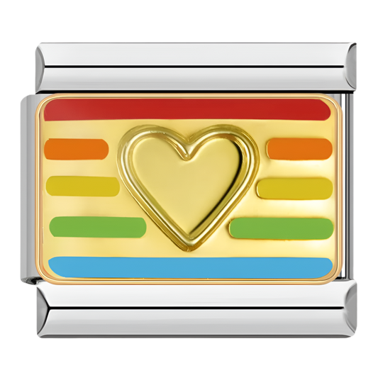 Charm Corazón Colorido