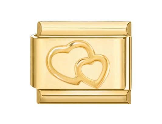 Charm Doble Corazón