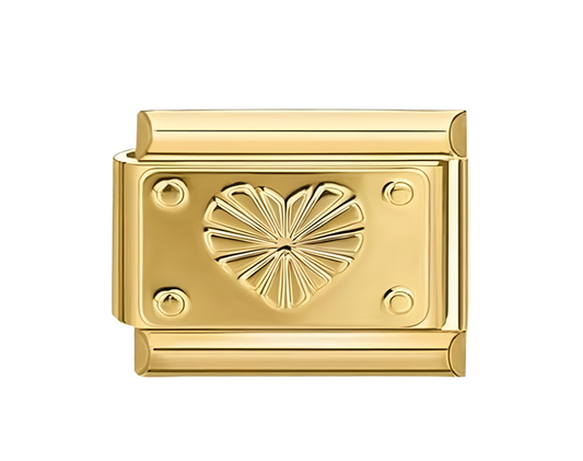 Charm Corazón Dorado