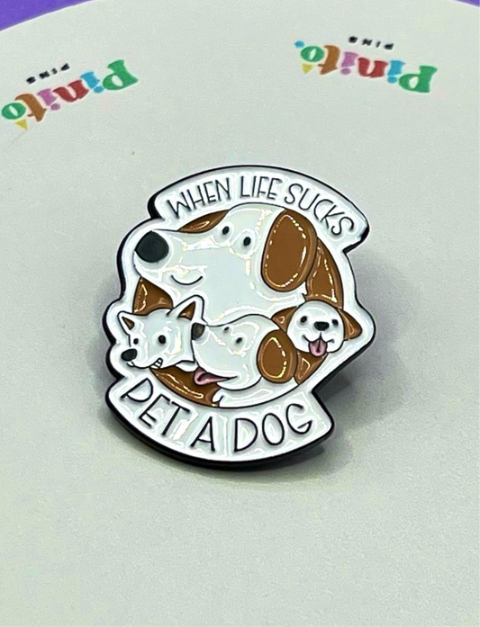 Pet a dog