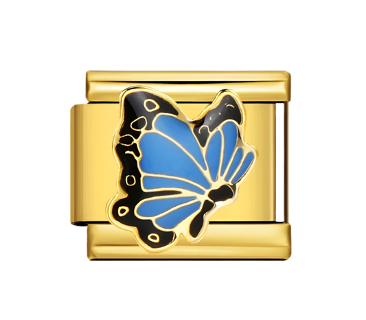 Charm mariposa azul