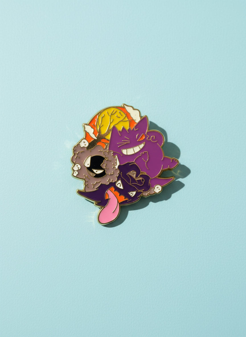 Gengar evoluciones dorado