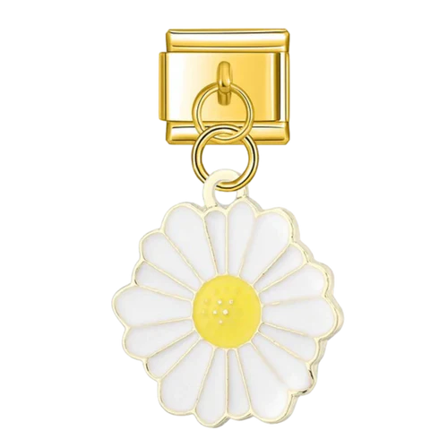 Charm flor blanca