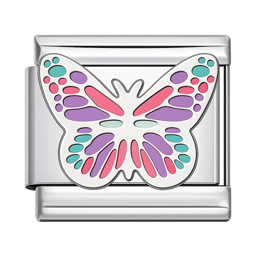 Charm mariposa tricolor