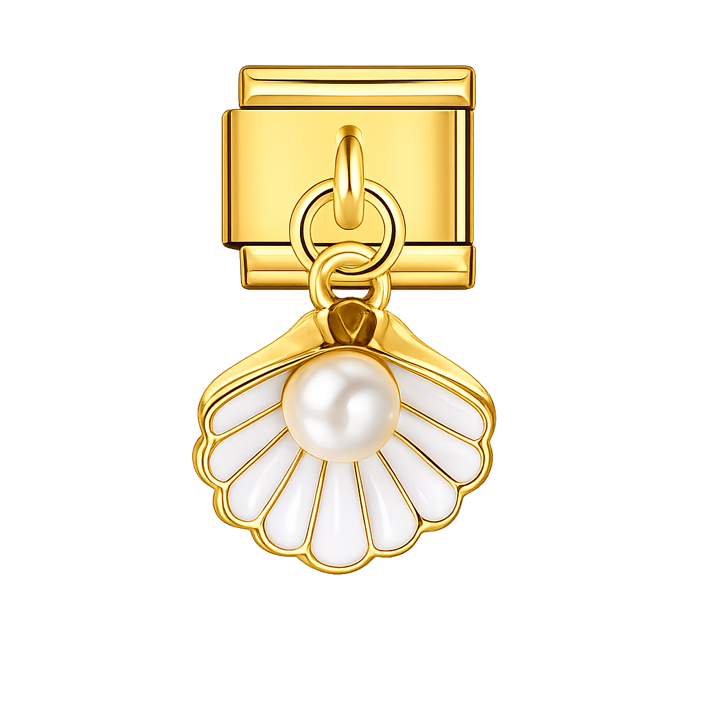 Charm colgante perla