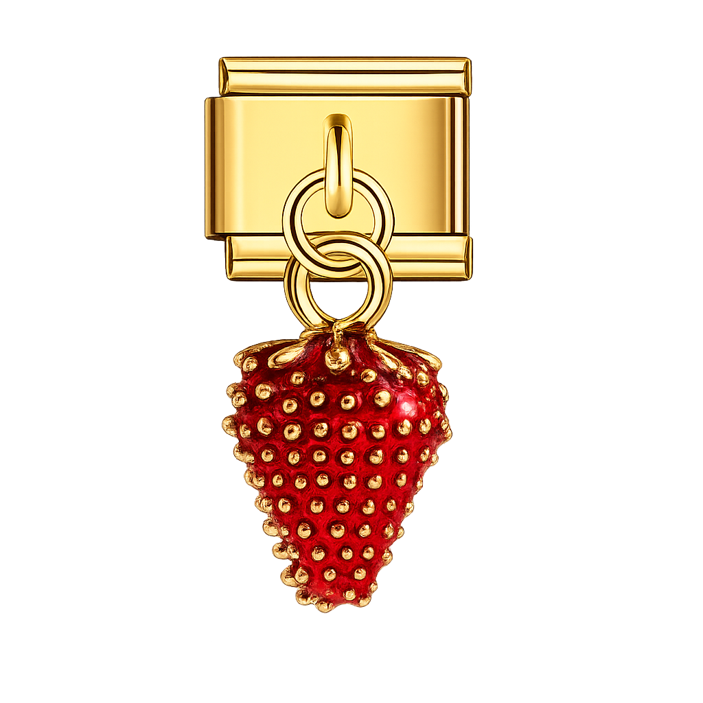 Charm colgante fresa