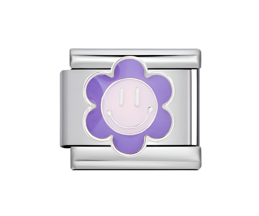 Charm flor sonriente