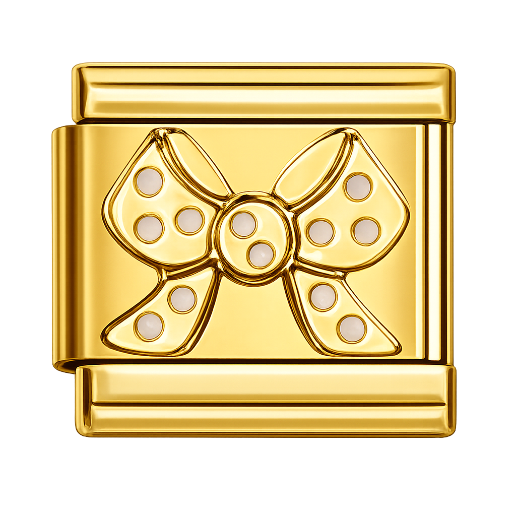 Charm lazo dorado