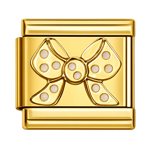 Charm lazo dorado