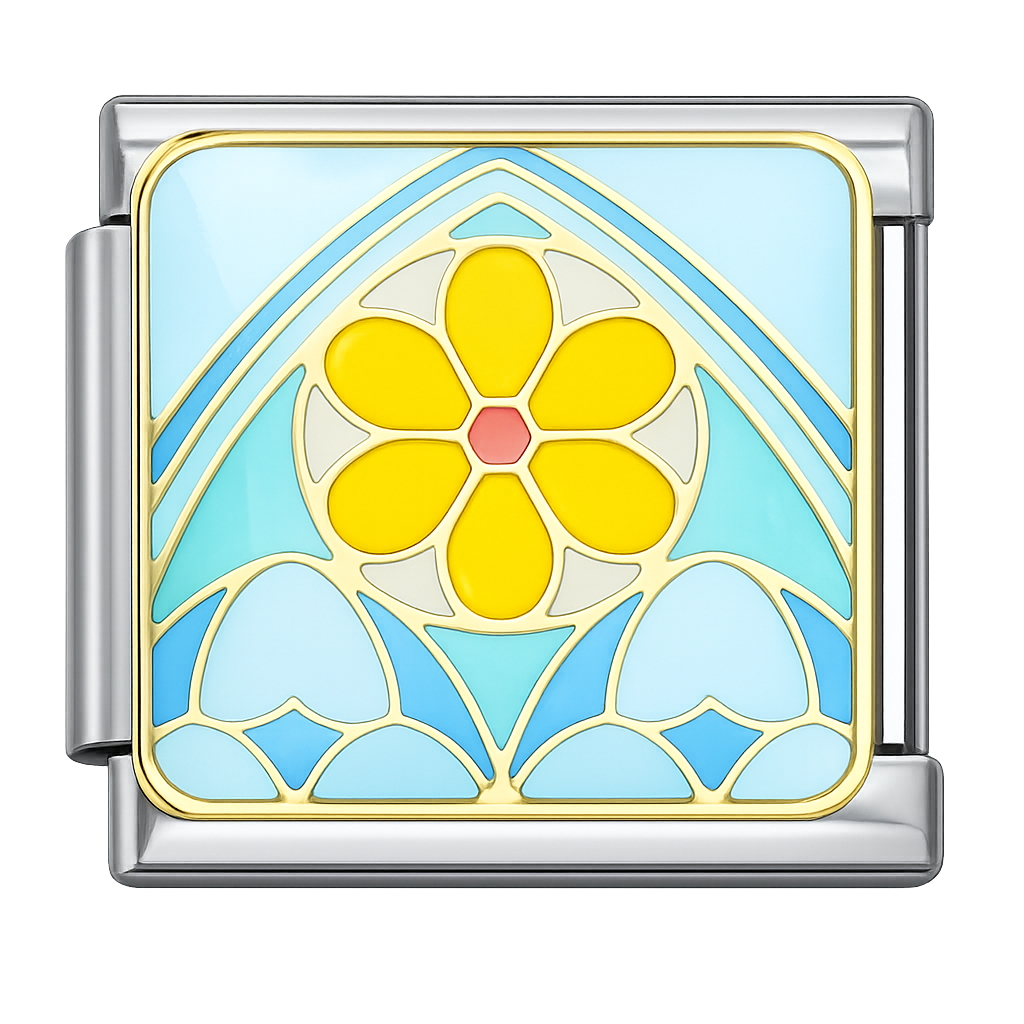 Charm azulejo celeste