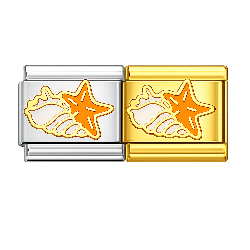 Charm caracol y estrella