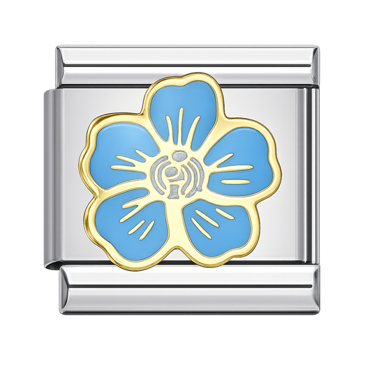Charm flor celeste