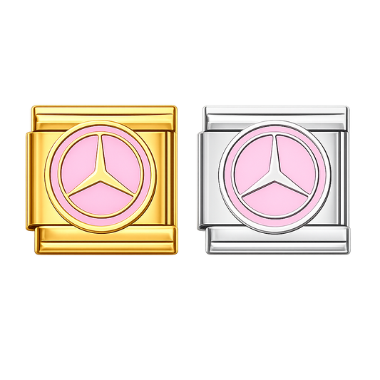 Charm Mercedes Benz rosado
