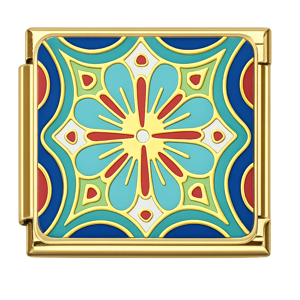 Charm mosaico floral
