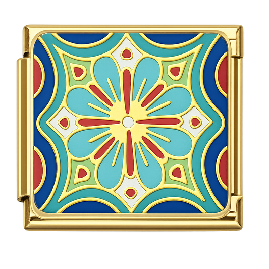 Charm mosaico floral