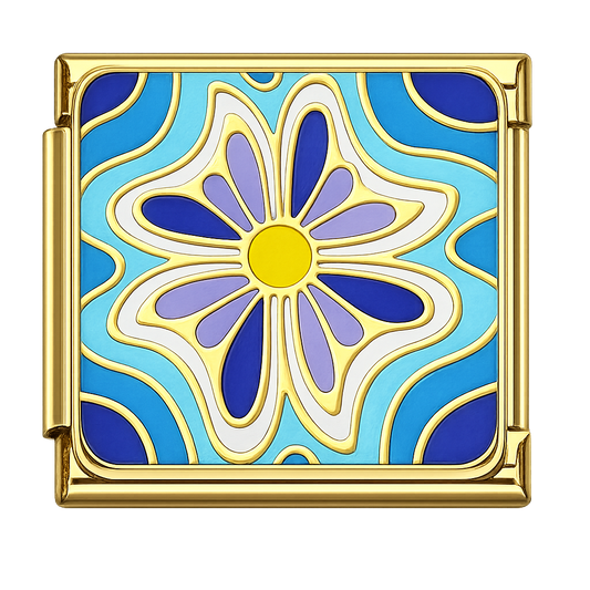 Charm azulejo floral