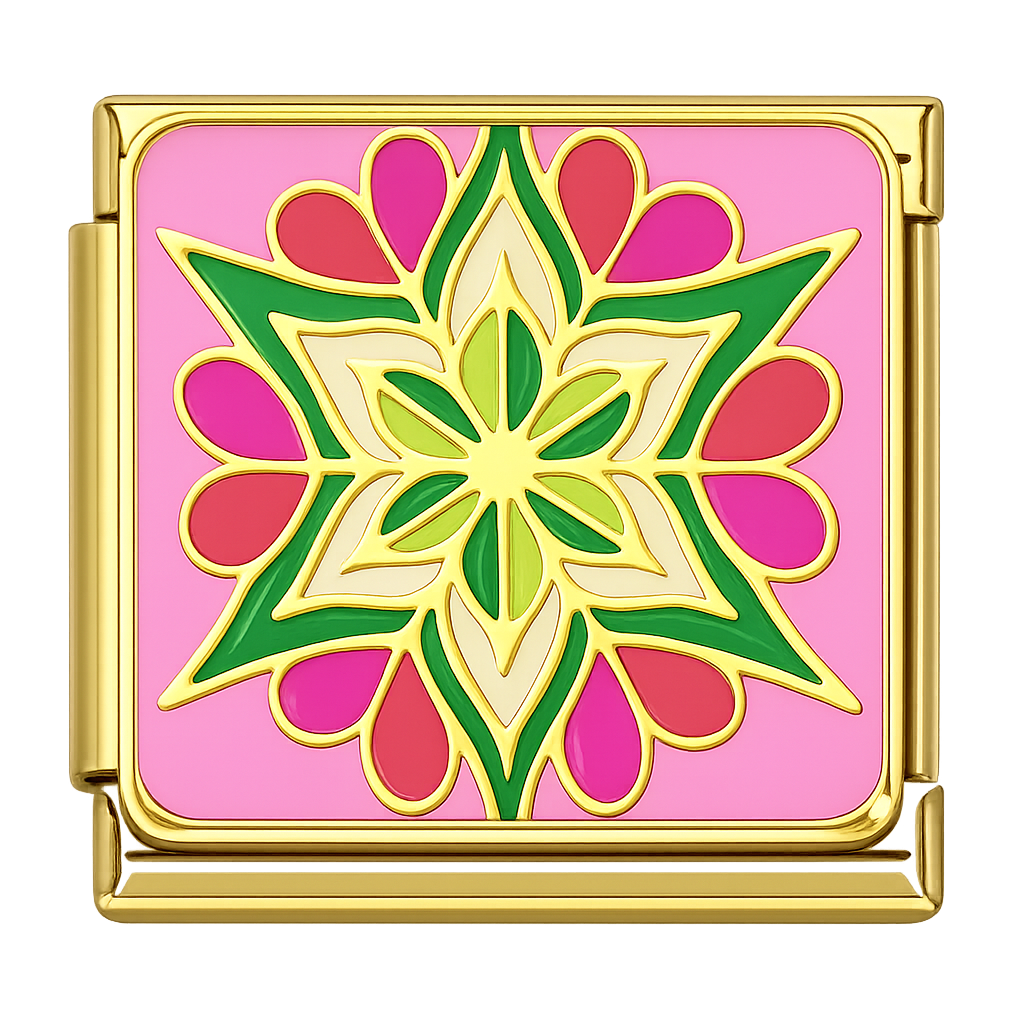 Charm mosaico limón