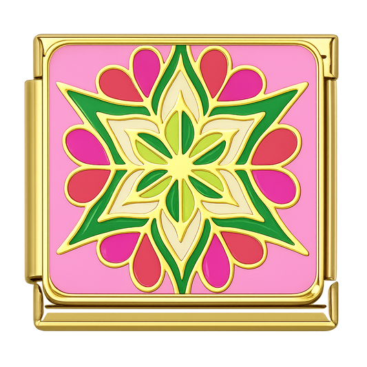 Charm mosaico limón