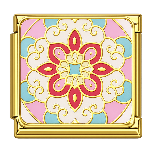 Charm mandala rosada