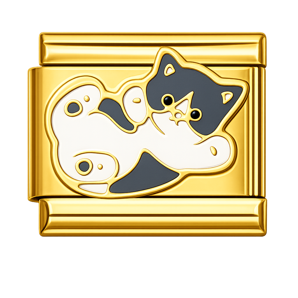 Charm gatito gris