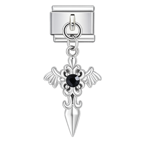Charm colgante daga alada