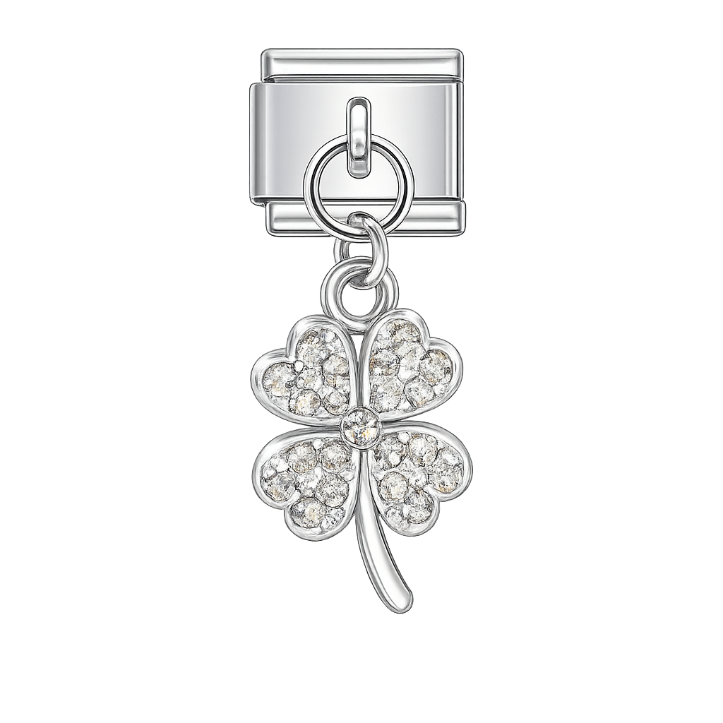 Charm colgante trébol de la suerte