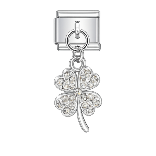 Charm colgante trébol de la suerte