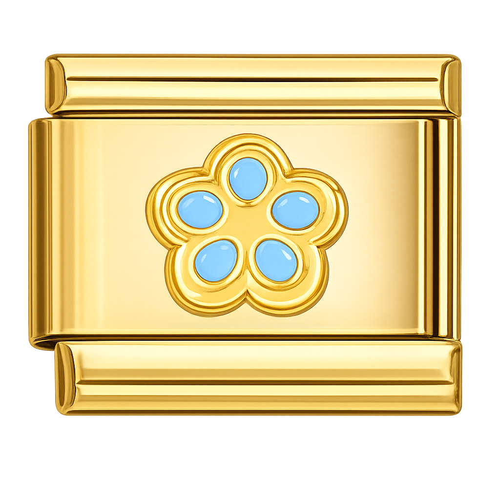 Charm flor celeste