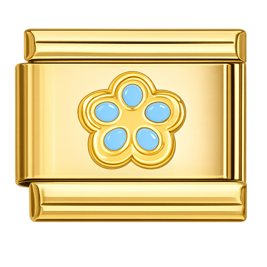 Charm flor celeste