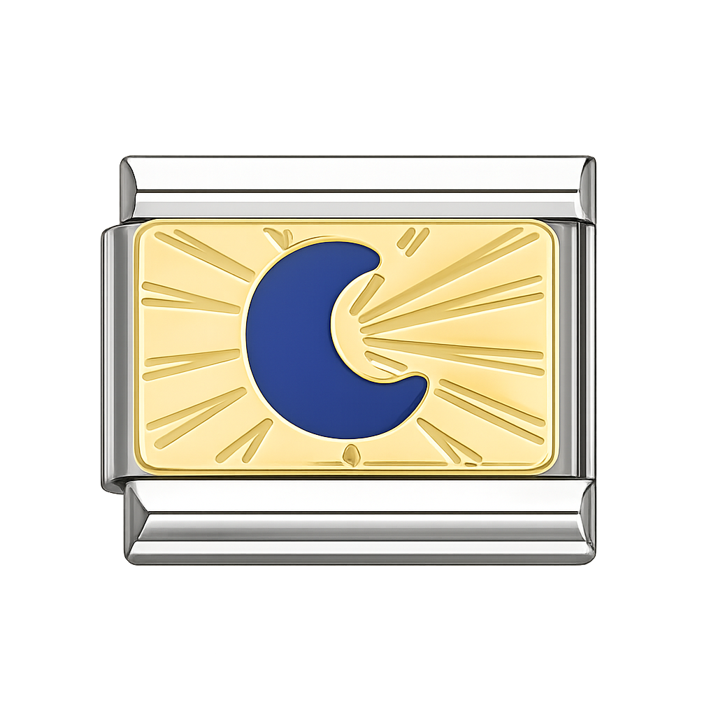 Charm luna azul