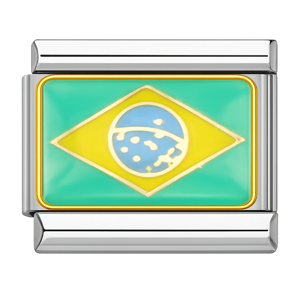 Charm de bandera de Brazil