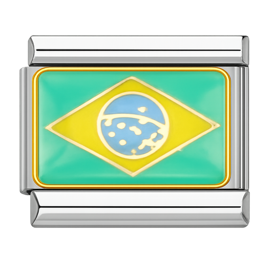 Charm de bandera de Brazil