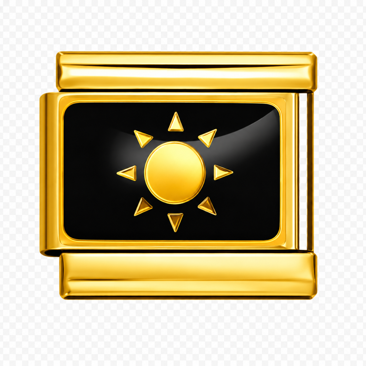 Charm sol dorado