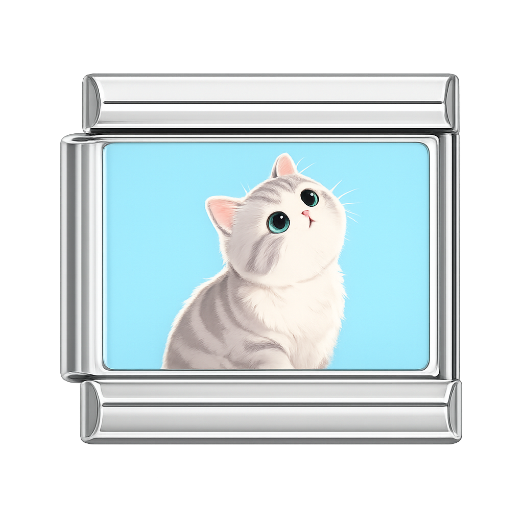 Charm gatito gris II