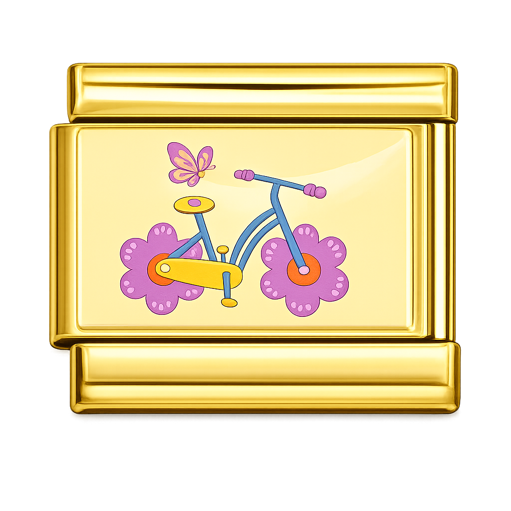 Charm bicicleta girly