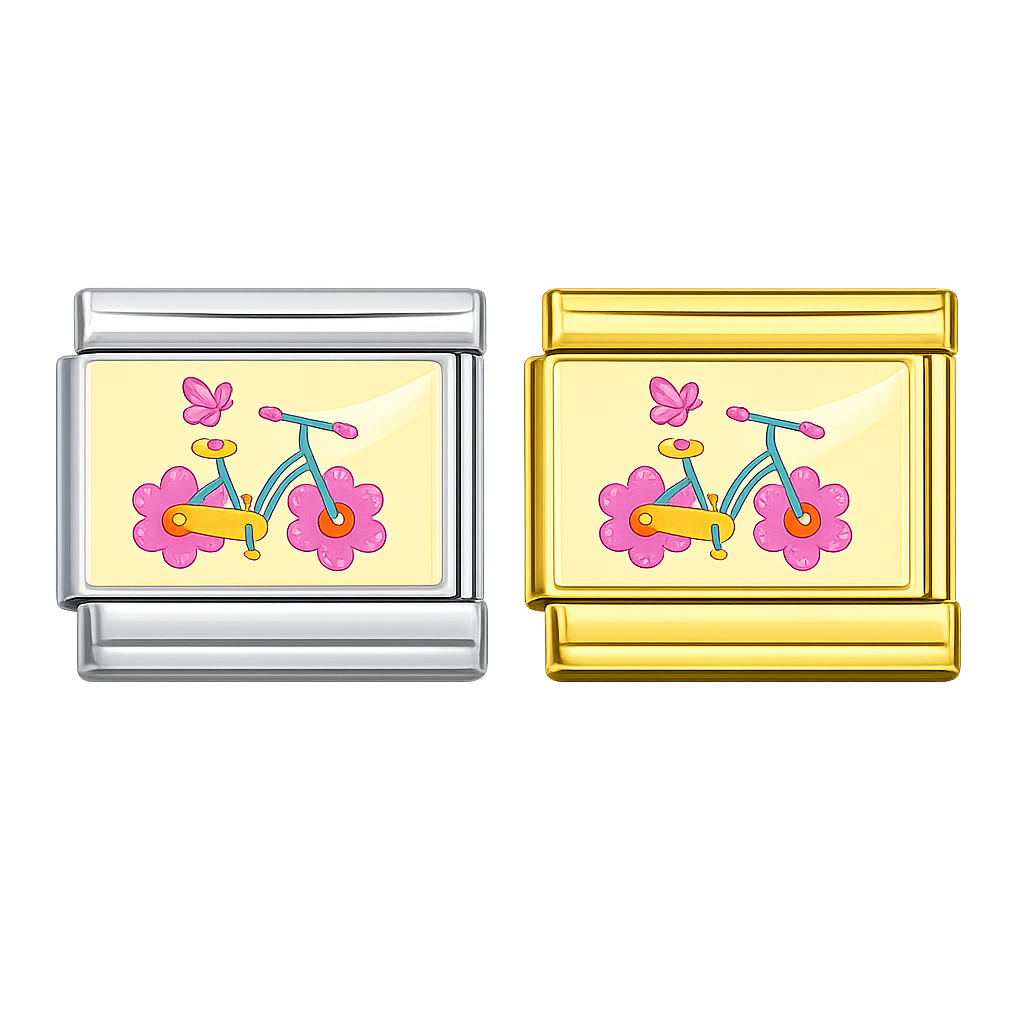 Charm bicicleta girly