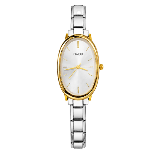 Reloj oval combinado
