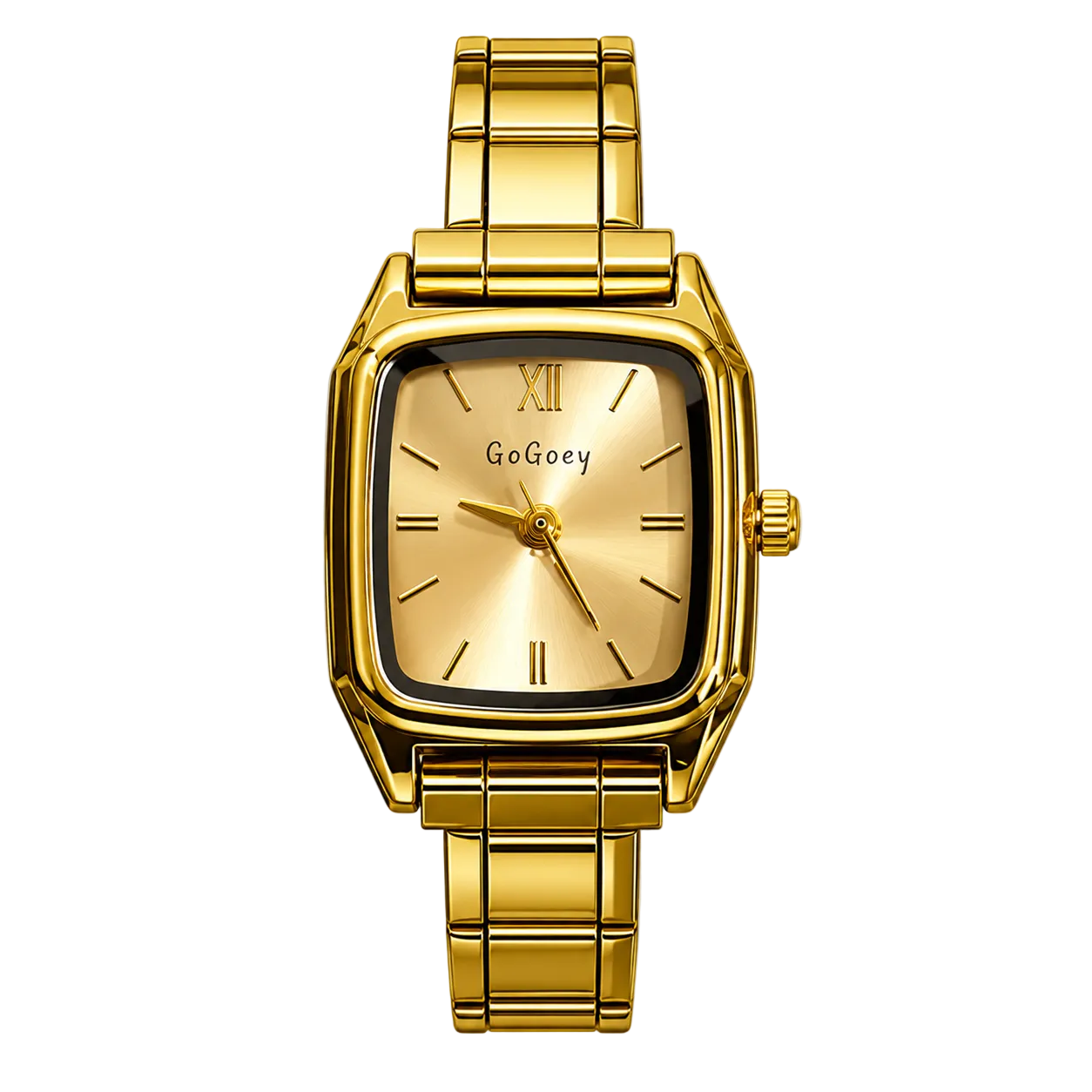 Reloj clásico dorado