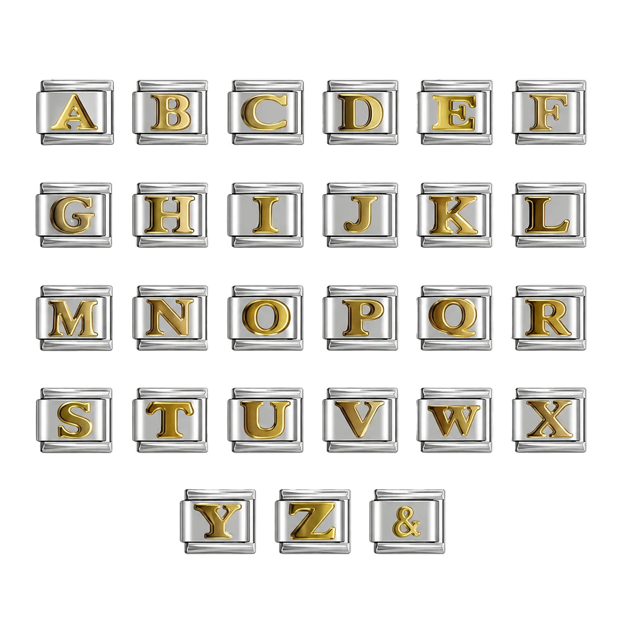 Charms letras combinadas
