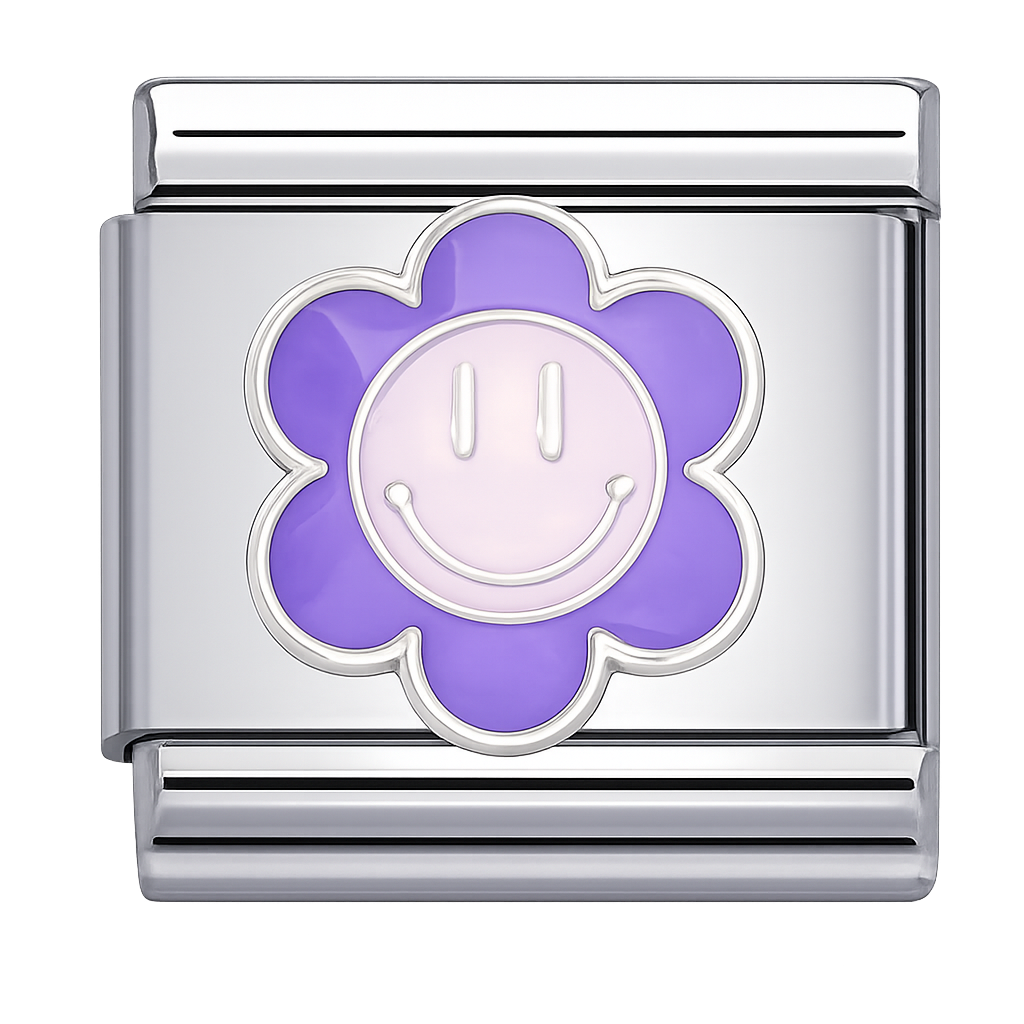 Charm flor sonriente