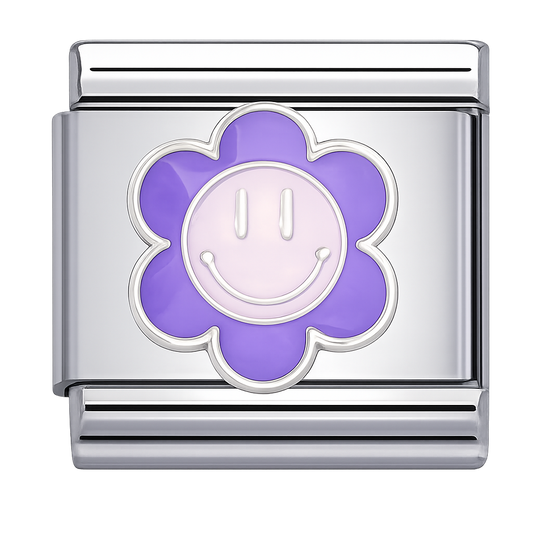 Charm flor sonriente