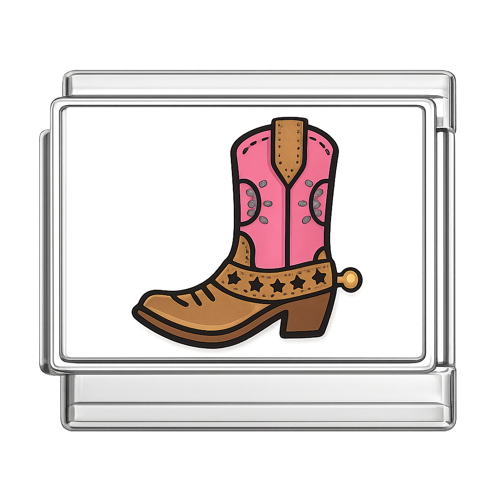 Charm bota vaquera