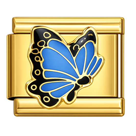 Charm mariposa azul