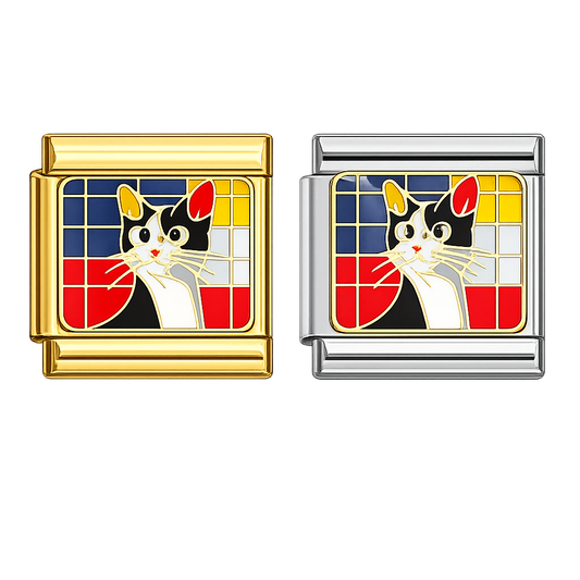 Charm gatito tuxedo