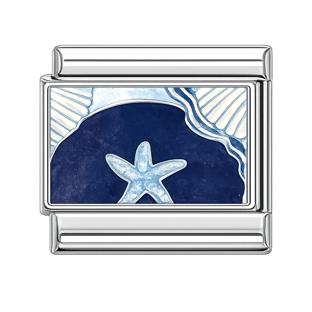 Charm blue starfish