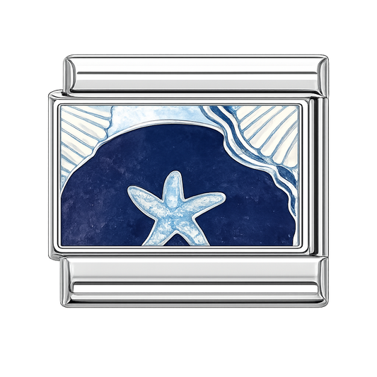 Charm blue starfish