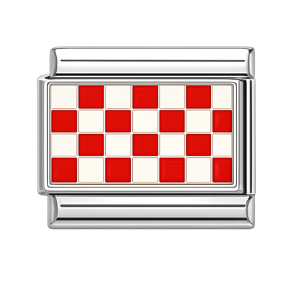 Charm checker rojo